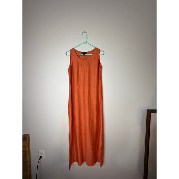 Endless Knot Art 100% Silk Sheath Dress, layer, Size Medium - Picture 2 of 4